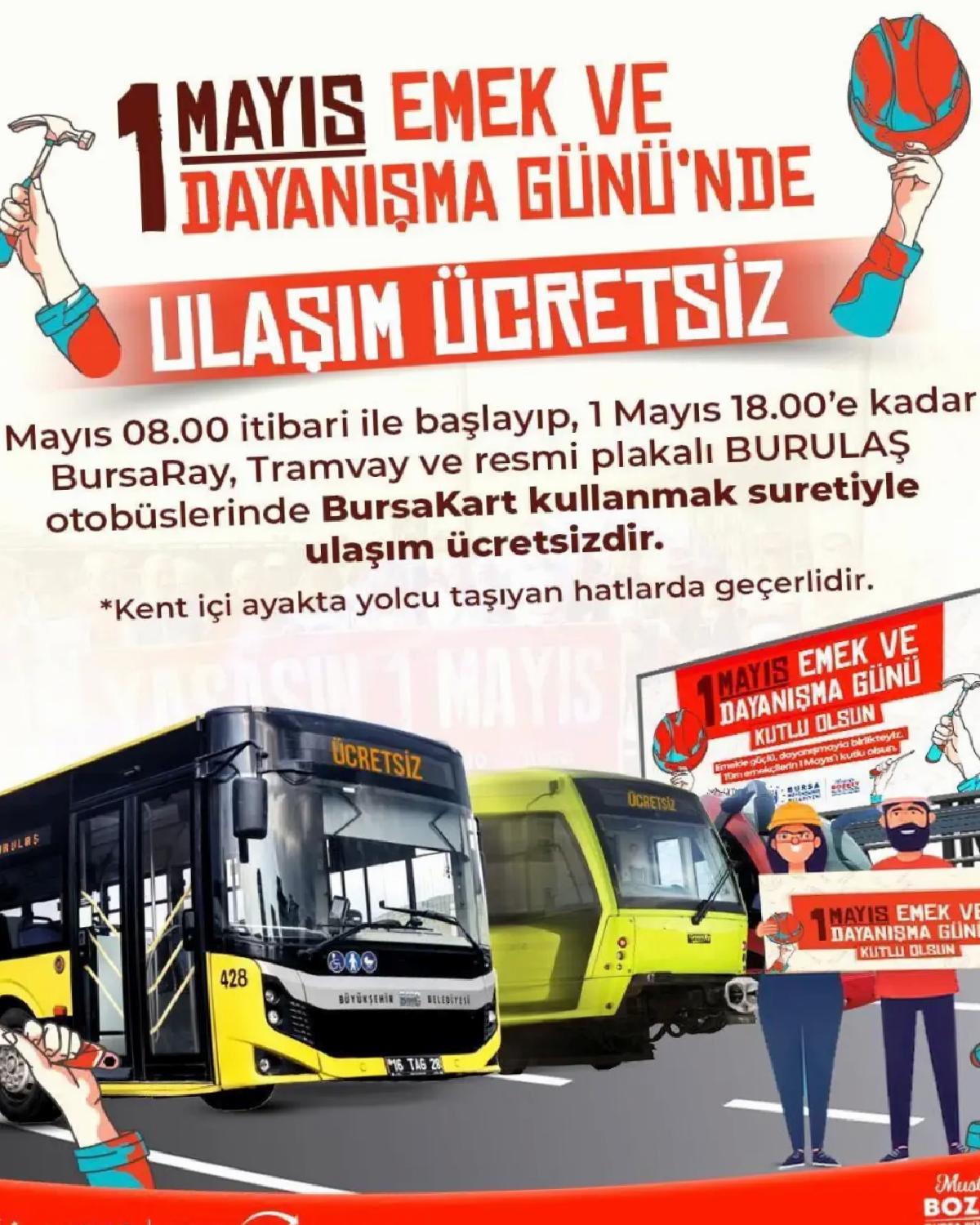 Bursa’da 1 Mayıs Nakliyatı Ücretsiz!