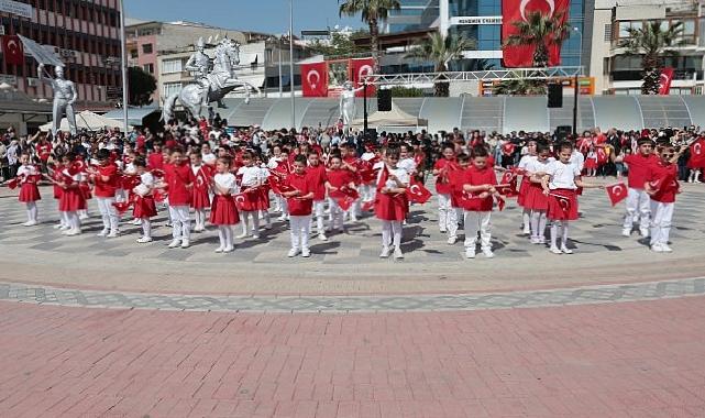 Menemen’de 23 Nisan coşkusu yaşandı