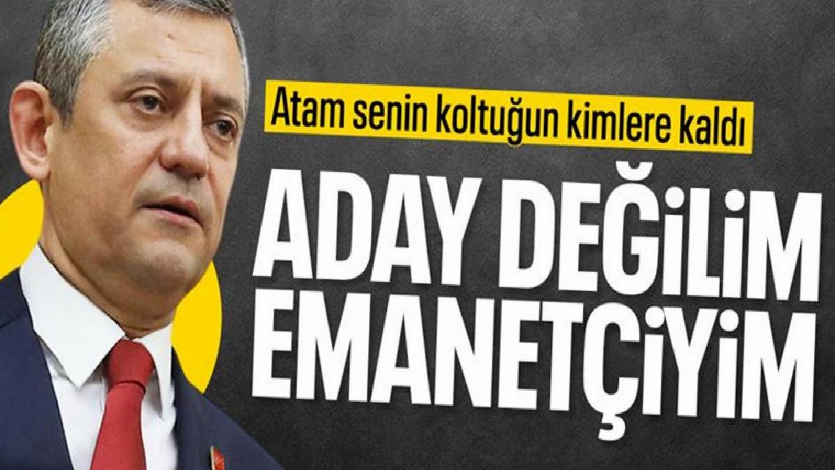 Özgür Özel: Cumhurbaşkanlığına adaylık niyetim yok