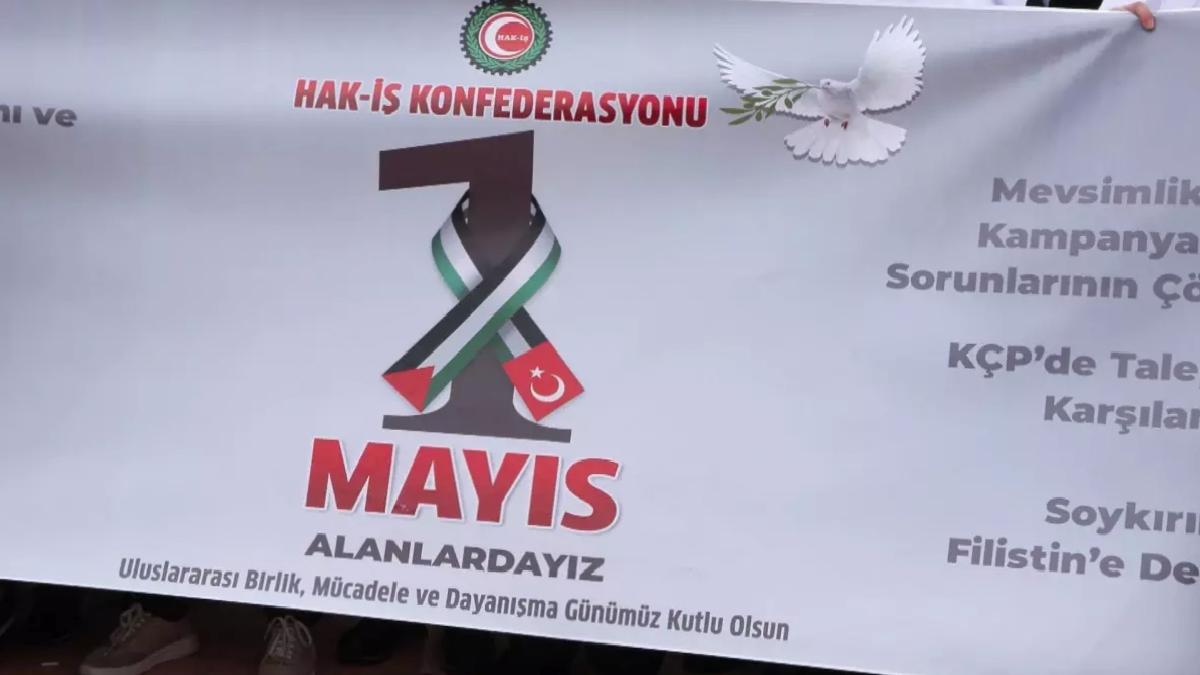 1 Mayıs Coşkulu Kutlandı