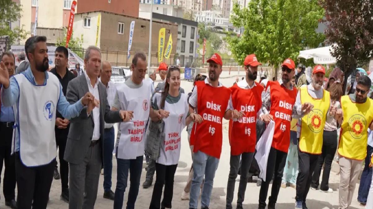 1 Mayıs Emek ve Dayanışma Günü Mardin, Şırnak, Siirt, Batman, Tunceli ve Elazığ’da kutlandı