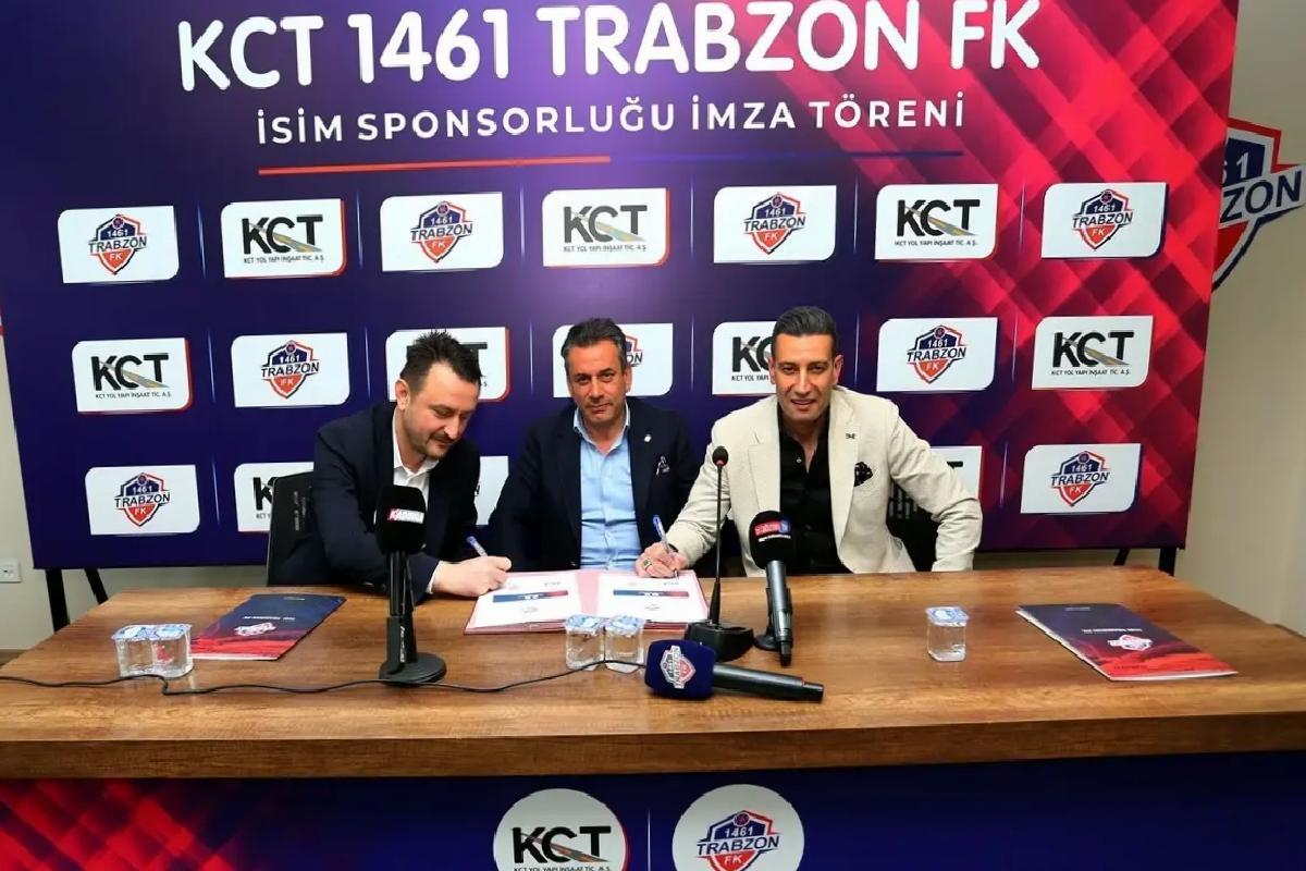 1461 Trabzon FK’ya KCT’den Sponsor Takviyesi