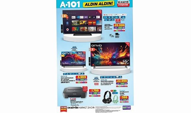 15 Mayıs’ta A101’de Elektronik ve Konut Eserleri Satışa Sunuluyor