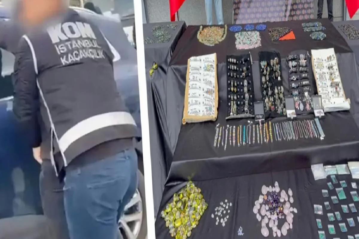 250 Milyon Liralık Kaçak Taşlar Ele Geçirildi