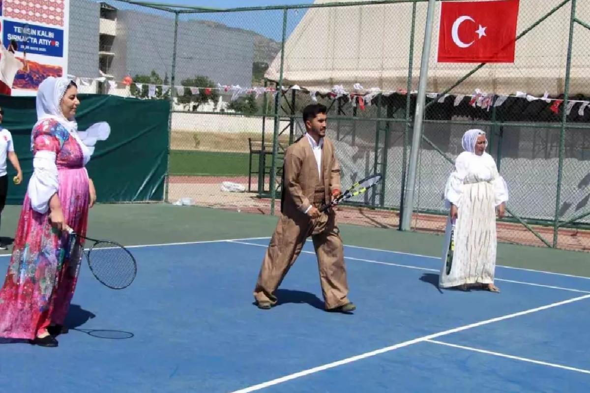 4. Memleketler arası Cudi Cup Tenis Turnuvası Şırnak’ta Başladı