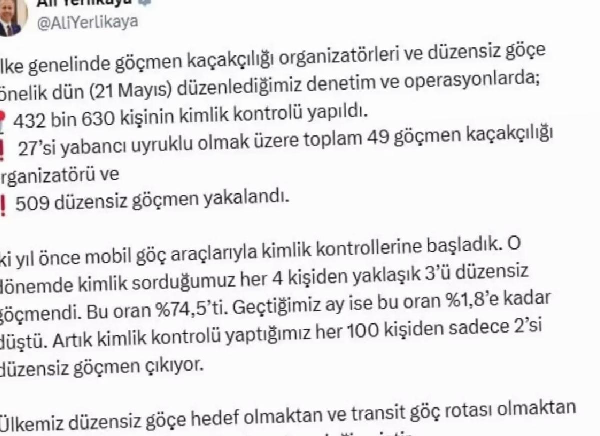 49 Göçmen Kaçakçısı Yakalandı
