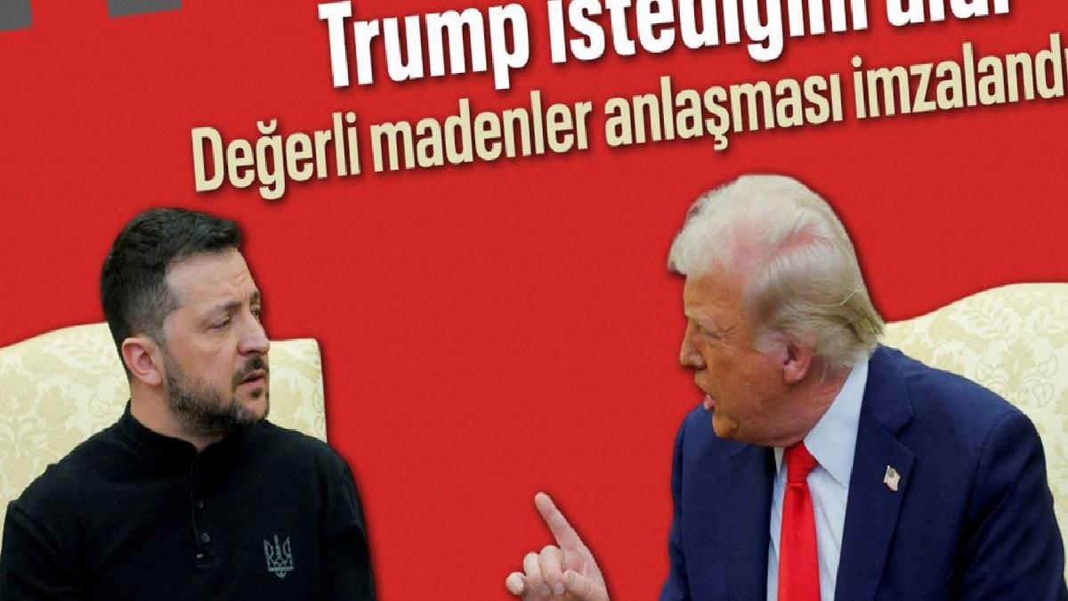 ABD ve Ukrayna pahalı madenler muahedesini imzaladı