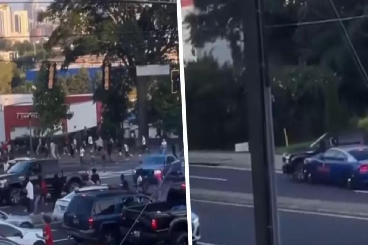 ABD’de polis kalabalığa dalan aracı ‘çarparak’ durdurdu