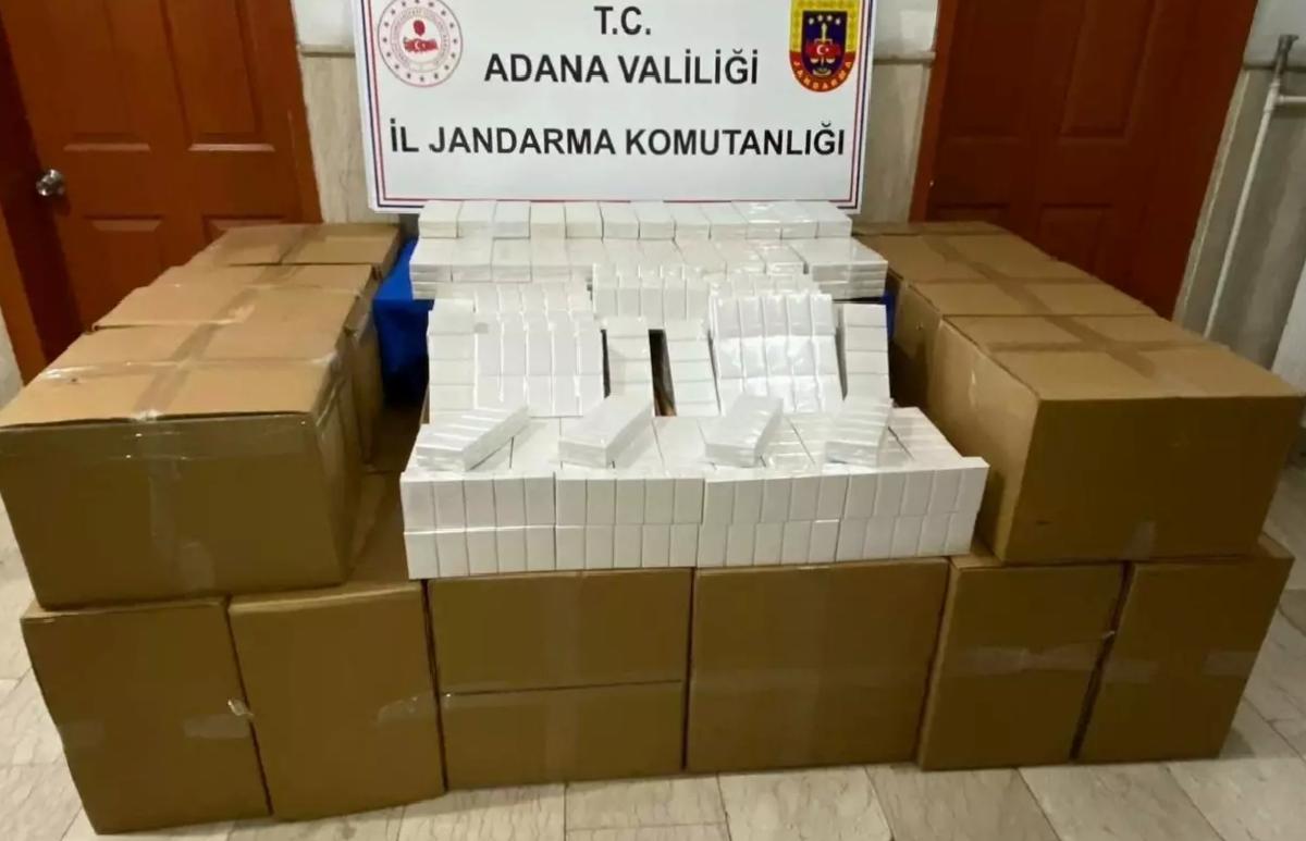 Adana’da 16 Bin Paket Makaron Ele Geçirildi