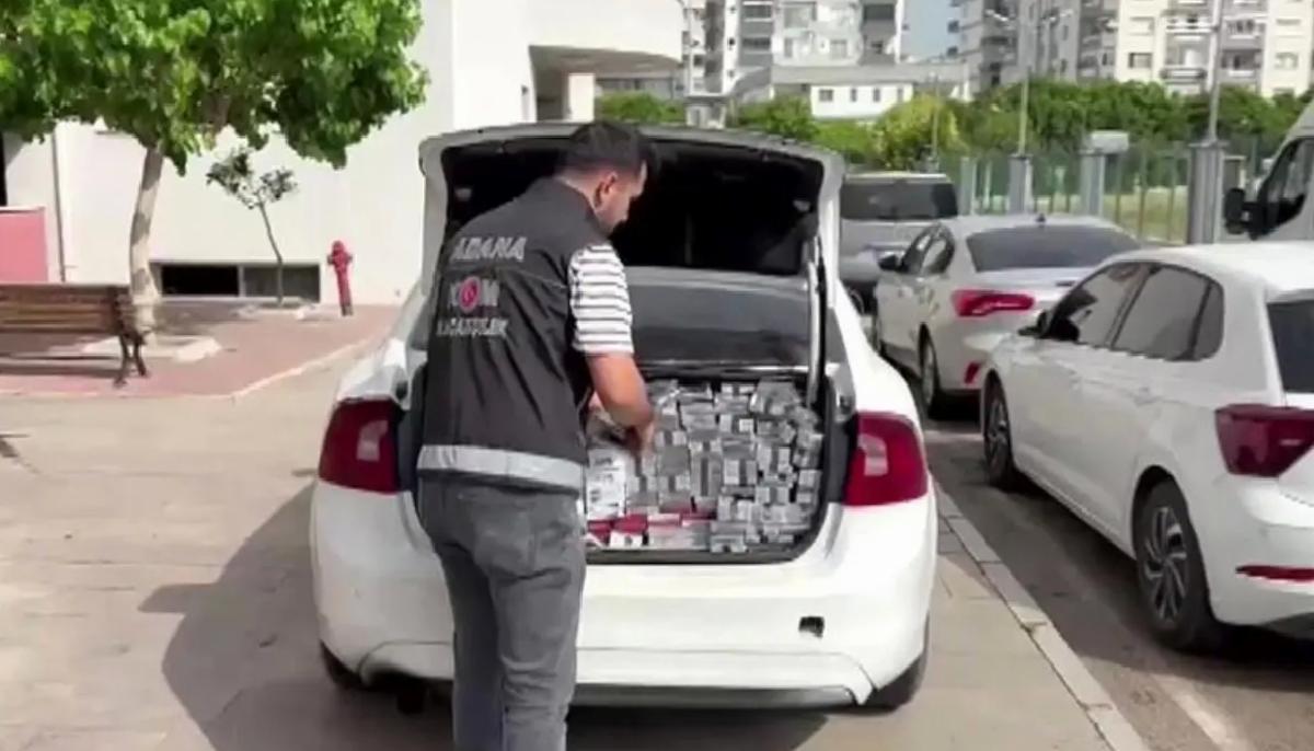 Adana’da Kaçak Sigara Operasyonu