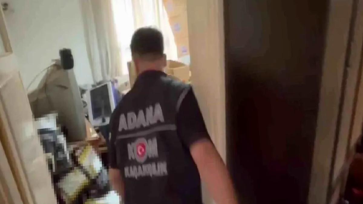 Adana’da Kaçak Tütün Operasyonu