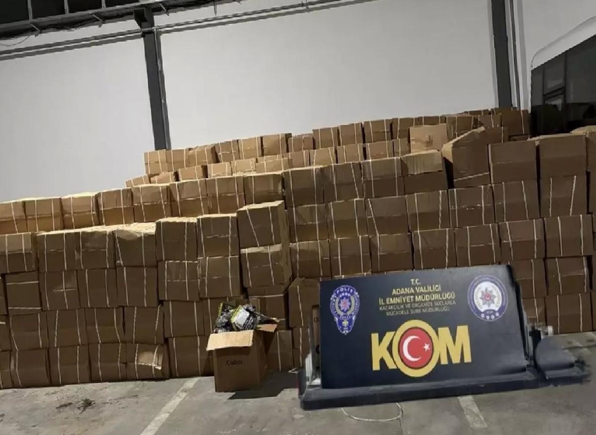 Adana’da Kaçakçılık Operasyonu: 3 Gözaltı