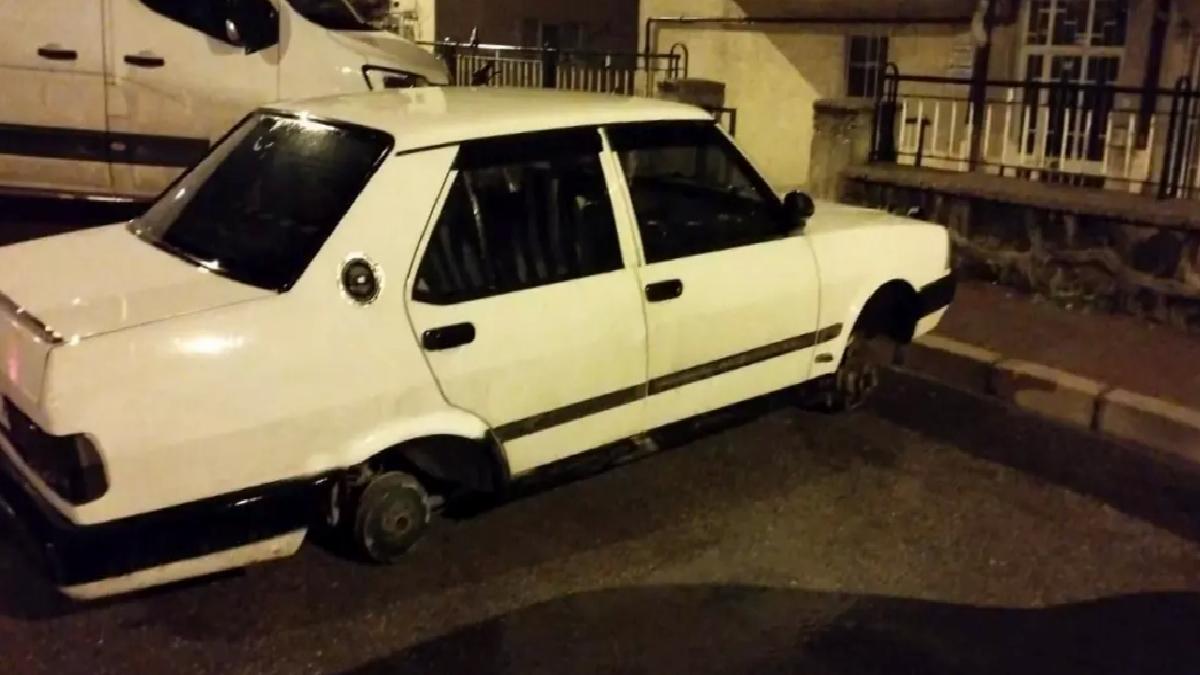 Afyon’da Lastik Hırsızları Yakalandı