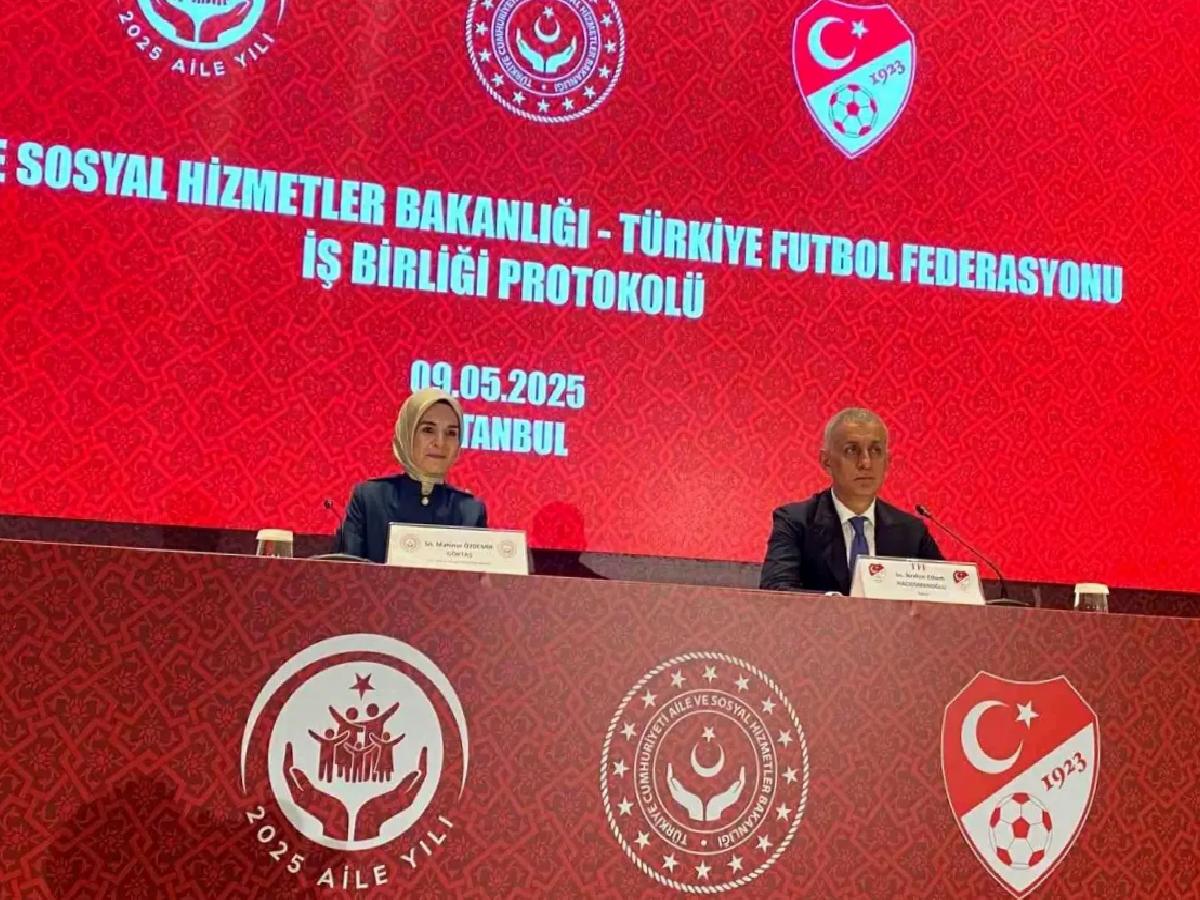 Aile ve Toplumsal Hizmetler Bakanlığı ile TFF arasında iş birliği