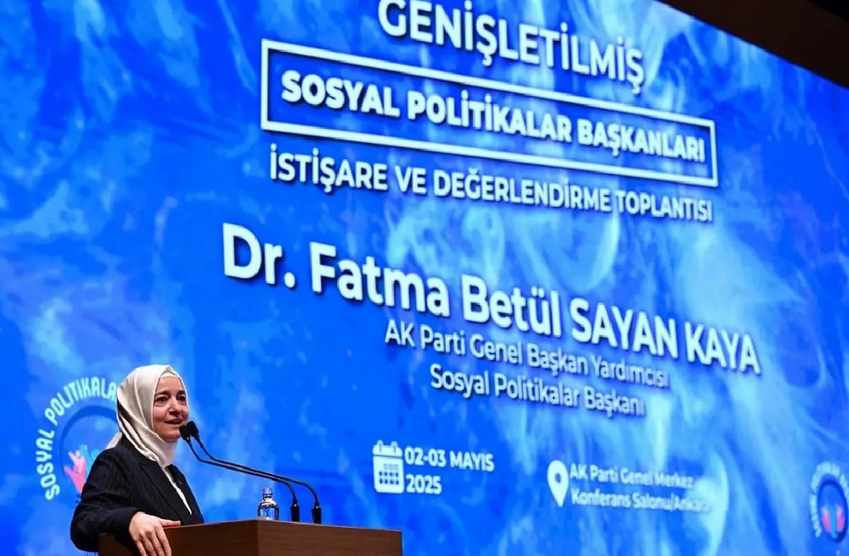 AK Parti Genel Lider Yardımcısı Kaya, Genişletilmiş Toplumsal Siyasetler Liderleri Toplantısı’nda konuştu Açıklaması