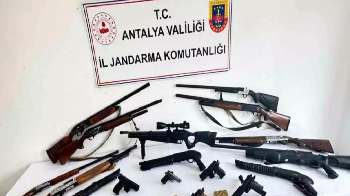 Alanya’da Silah Kaçakçılığına Operasyon