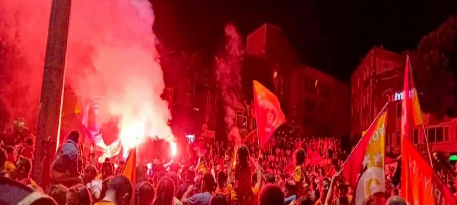 Aliağa’da Galatasaray Şampiyonluğu Coşkusu