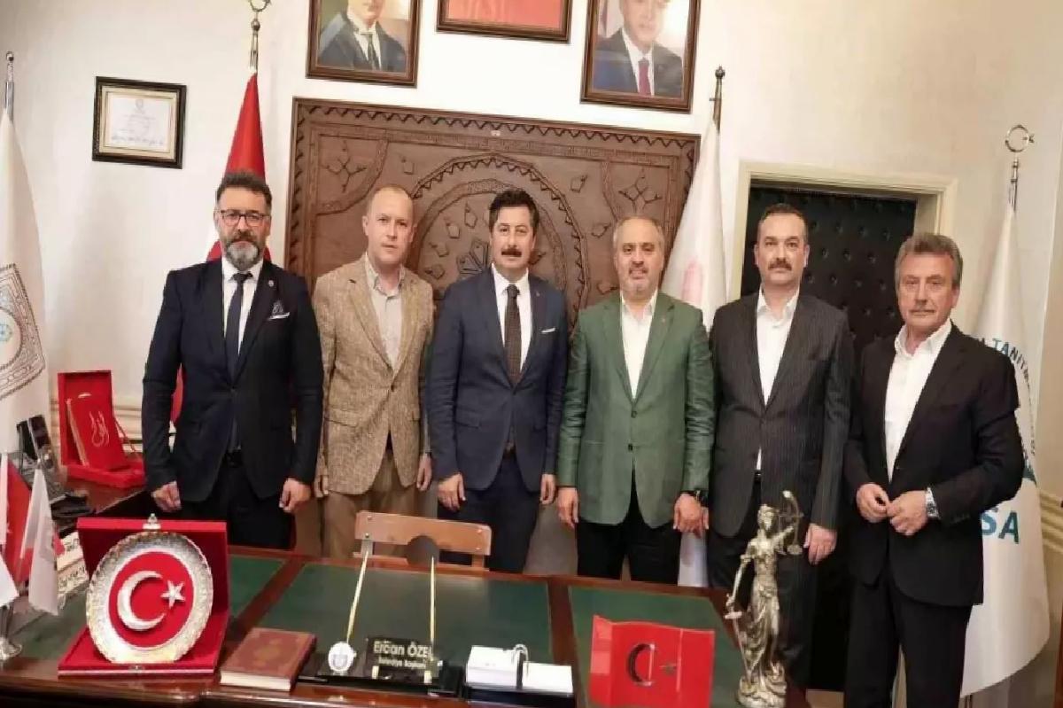 Alinur Aktaş, Ercan Özel’i Ziyaret Etti