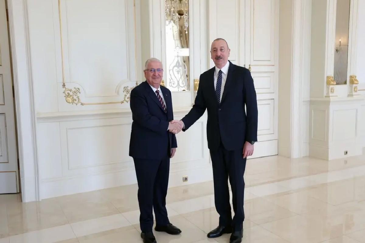 Aliyev, Bakan Güler’i Kabul Etti