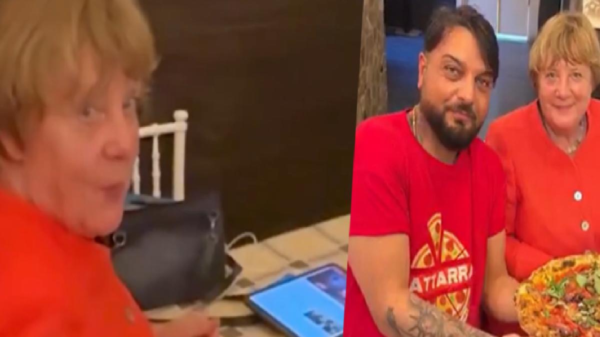 Angela Merkel, İtalya’da pizza yedi