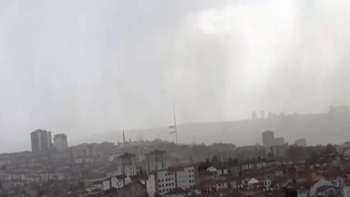 Ankara’da Kuvvetli Rüzgar ve Sağanak Yağış Tesirli