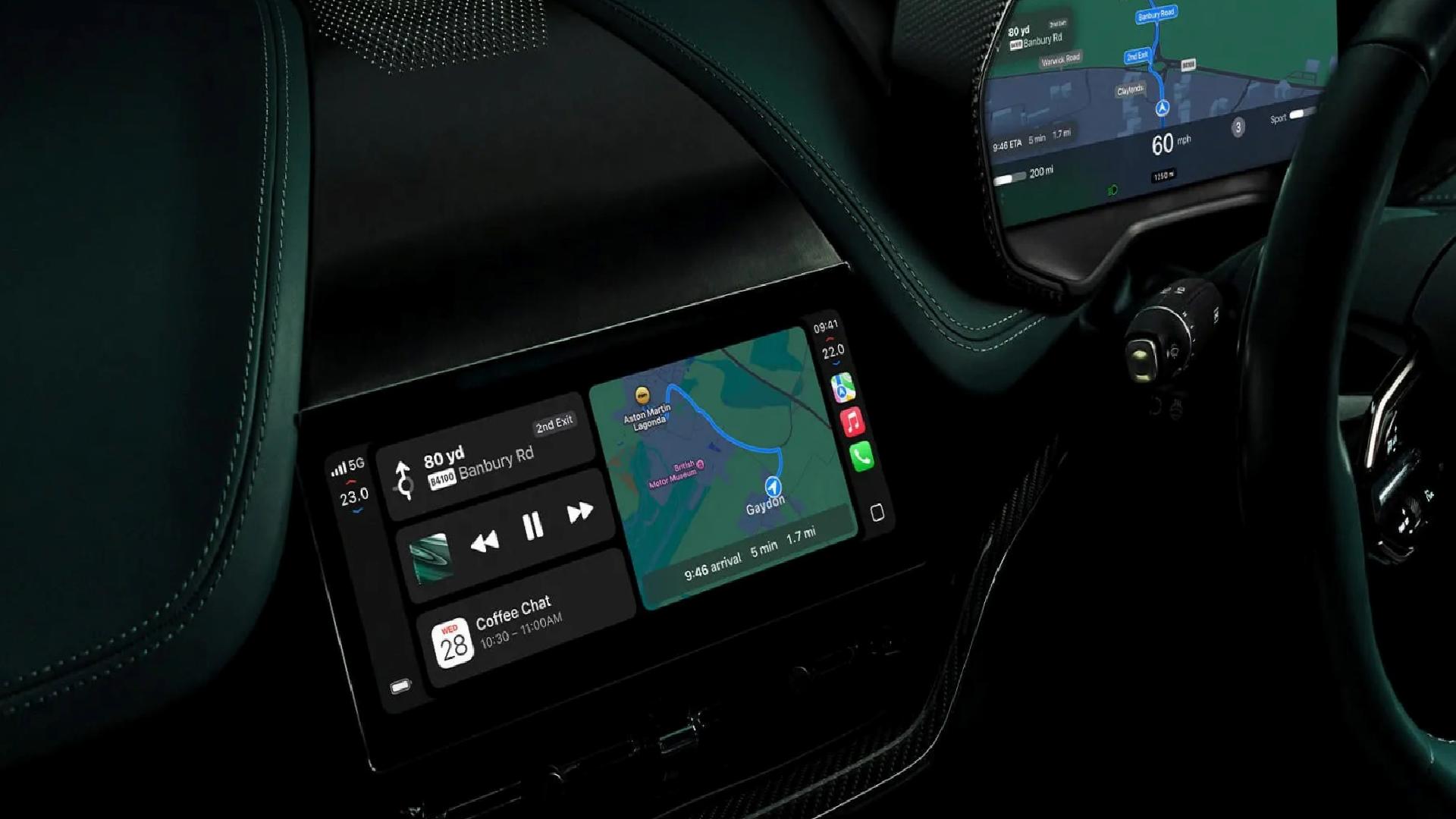 Apple, yeni kuşak CarPlay Ultra’yı tanıttı: Birinci ABD’de ve Aston Martin araçlara gelecek