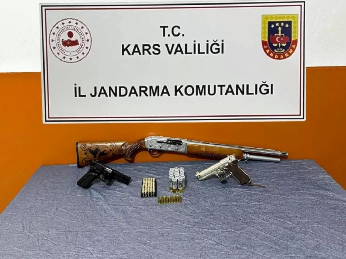Arpaçay’da Silah Operasyonu