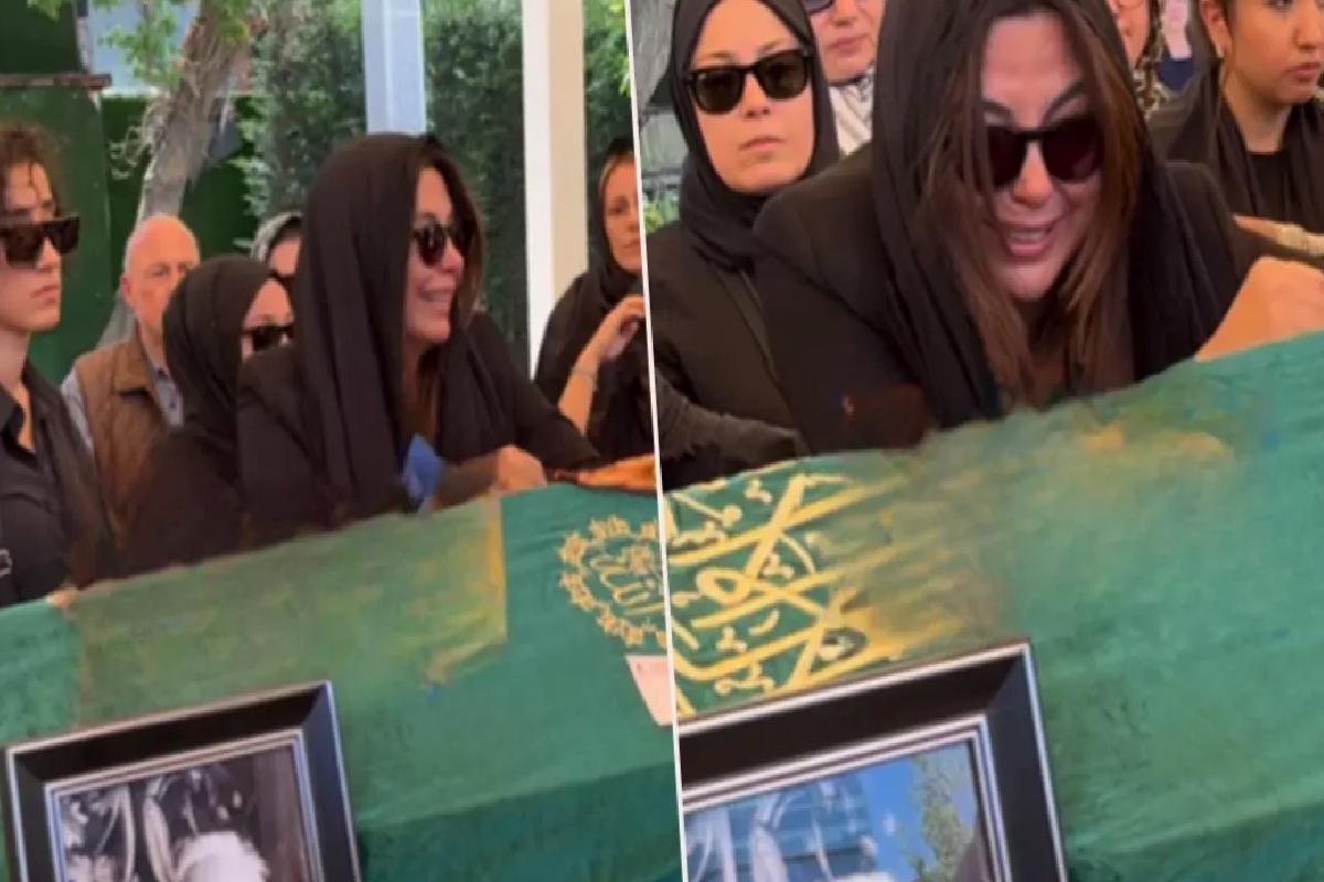 Aslhan ve Saruhan Hünel’in annelerini son seyahatine uğurladı