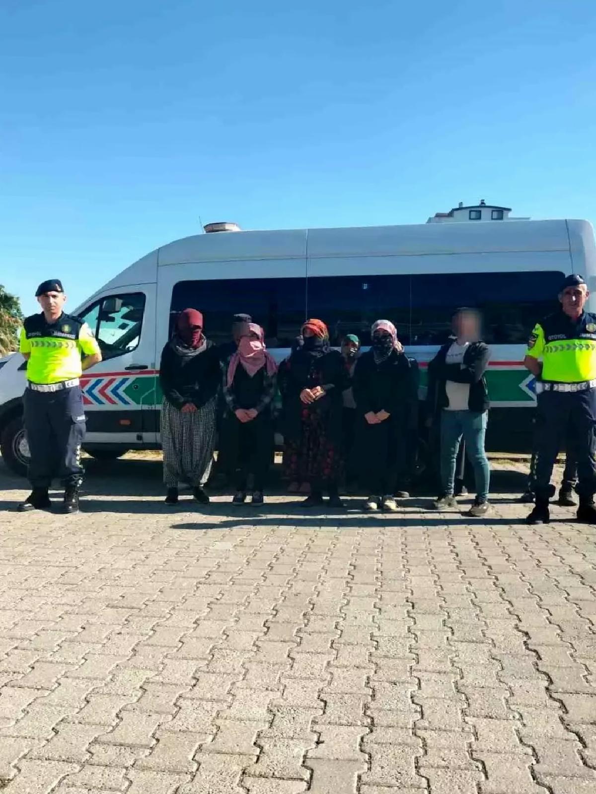Aydın’da 12 Sistemsiz Göçmen Yakalandı