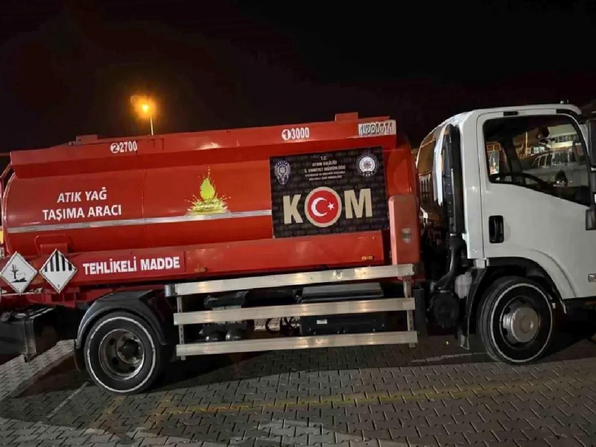 Aydın’da Kaçak Atık Yağ Ele Geçirildi