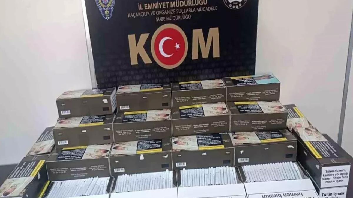 Aydın’da Kaçak Makaron Operasyonu