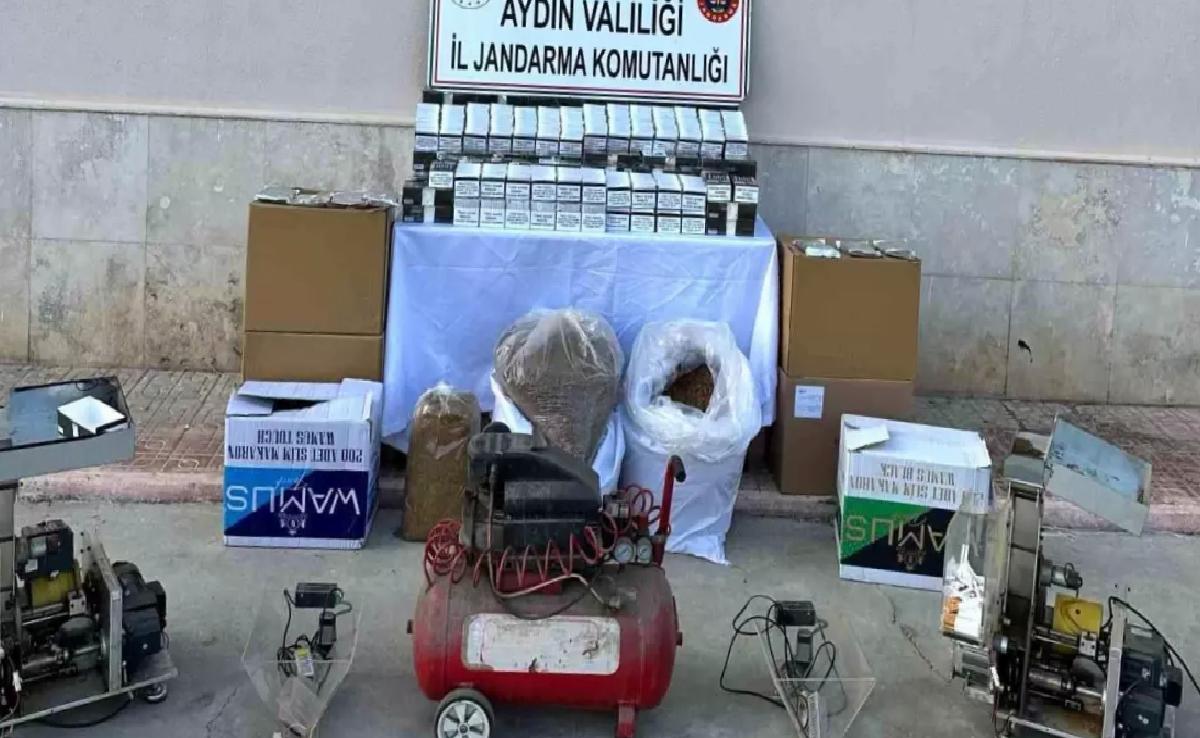 Aydın’da Kaçak Sigara Baskını