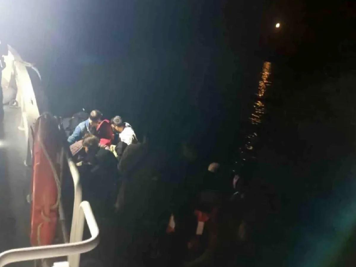 Ayvalık’ta Sistemsiz Göçmen Operasyonu