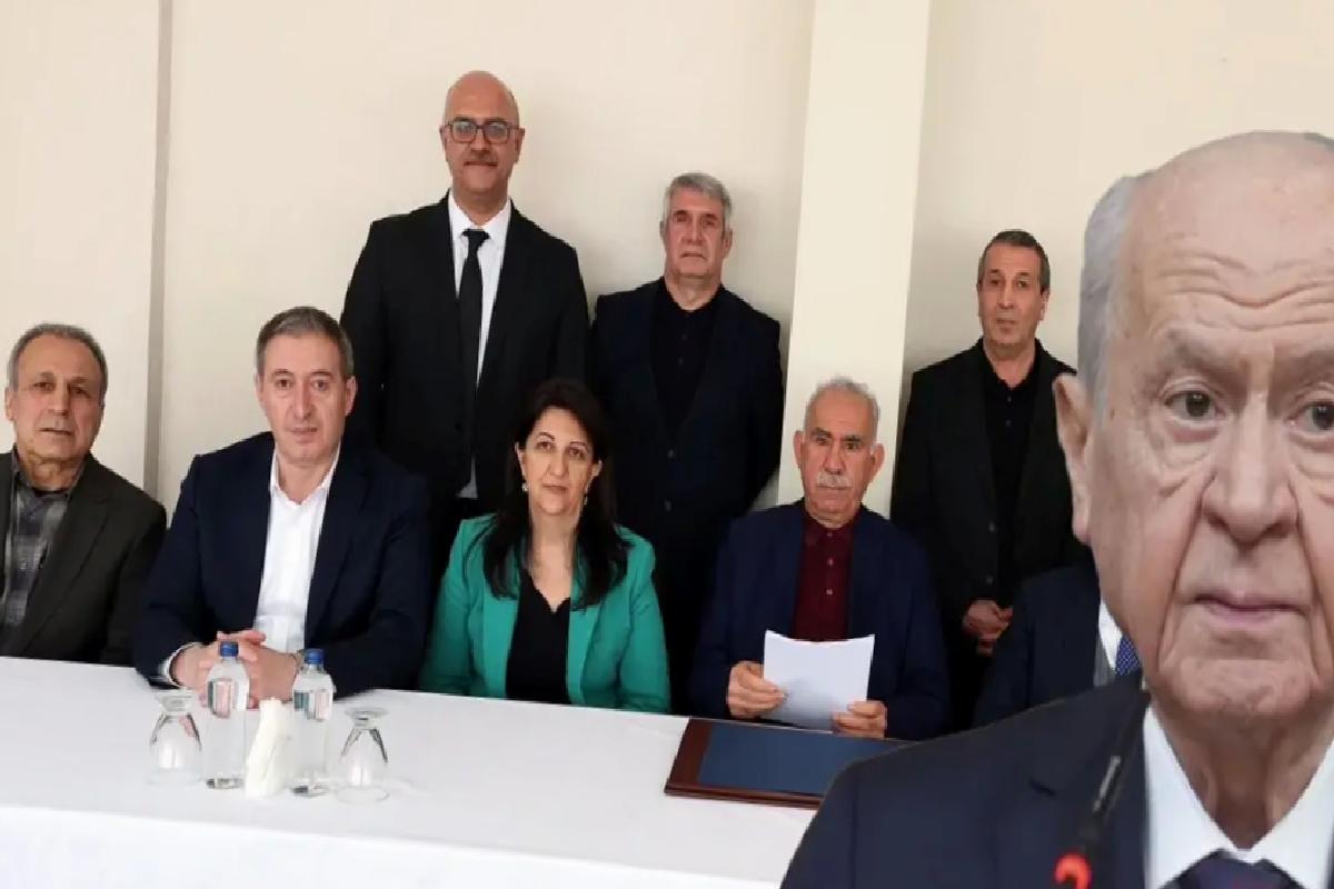 Bahçeli’den DEM Partili vekilin katıldığı canlı yayına bildiri