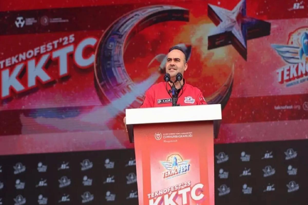 Bakan Kacır, TEKNOFEST KKTC’nin kapanış merasiminde konuştu Açıklaması