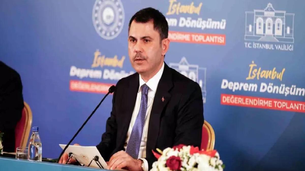 Bakan Kurum: “Devletimiz İstanbul’un dönüşümü için gövdesini taşın altına koymuştur”