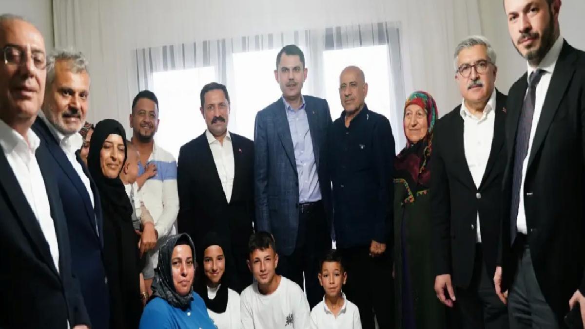 Bakan Kurum Dikmece’de Çakıcı Ailesine Ziyaret Etti