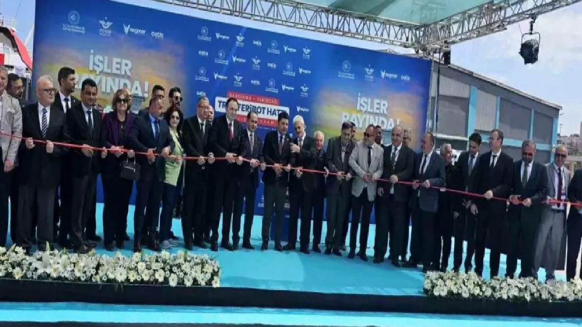 Bandırma-Tekirdağ Tren Feribot Sınırı Hizmete Açıldı