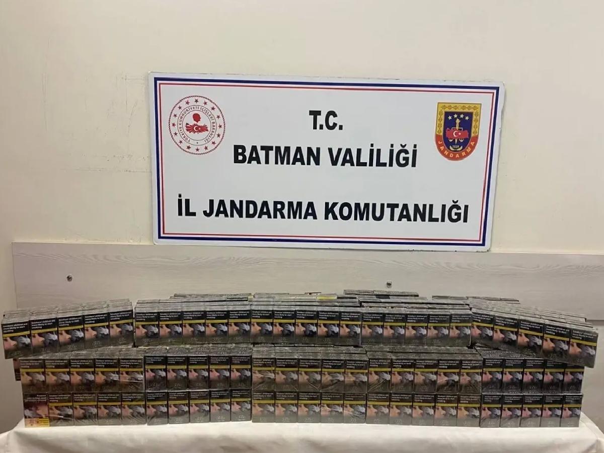 Batman’da Gümrük Kaçağı Sigara Ele Geçirildi