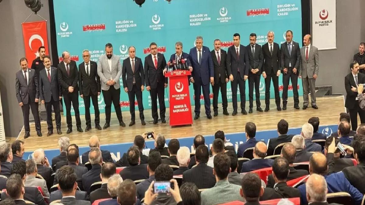 BBP Genel Başkanı Destici, Konya’da konuştu Açıklaması