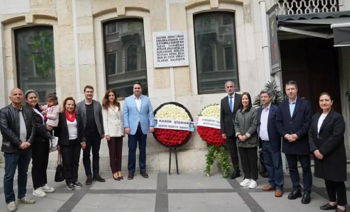 Beşiktaş’ta Atatürk’ü Anma Merasimi
