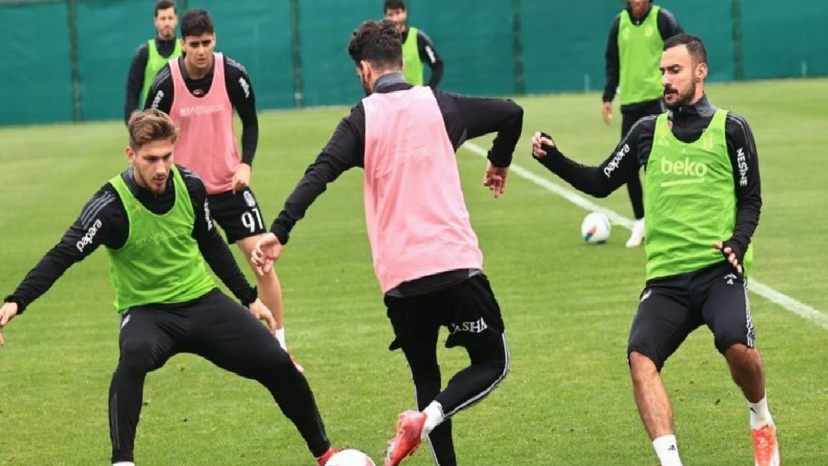 Beşiktaş’ta Fenerbahçe maçı hazırlıkları sürdü