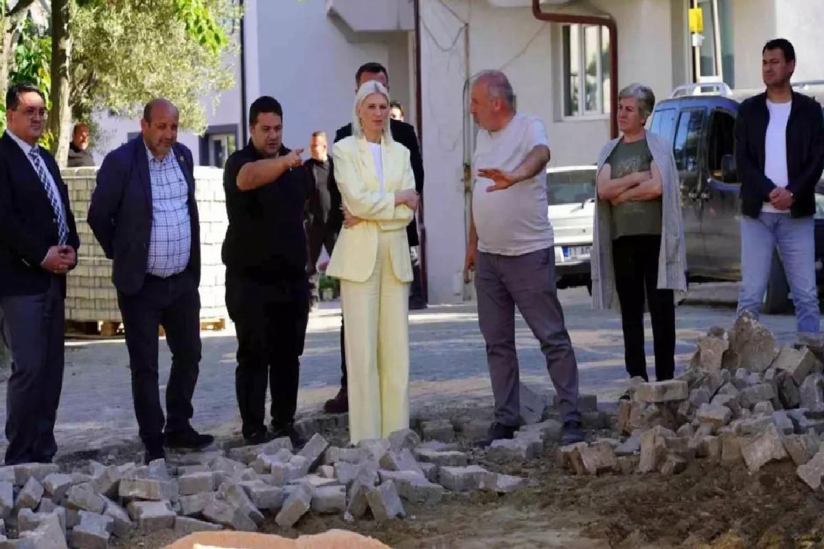 Bilecik’te Kilit Parke Taşı Çalışmaları İncelendi