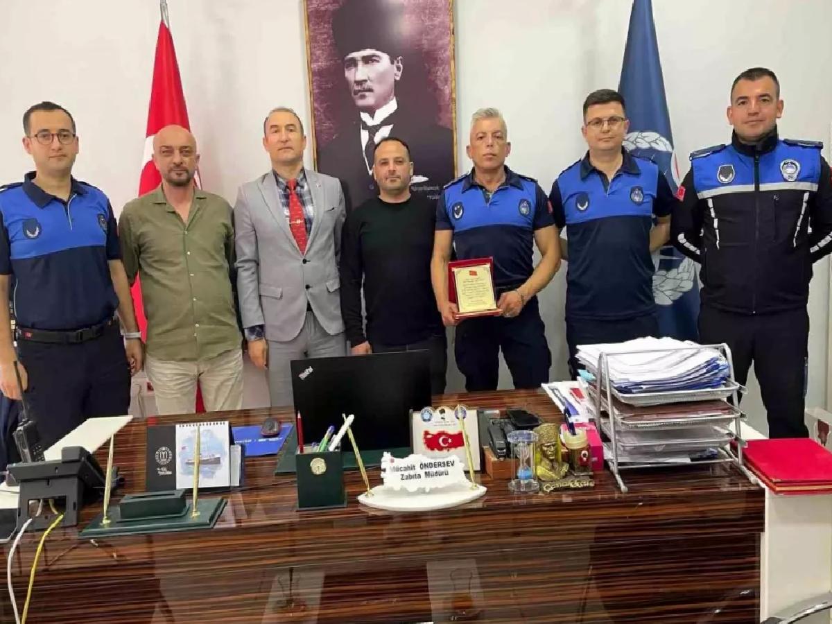 Bilecik’te Zabıtalara Teşekkür Plaketi