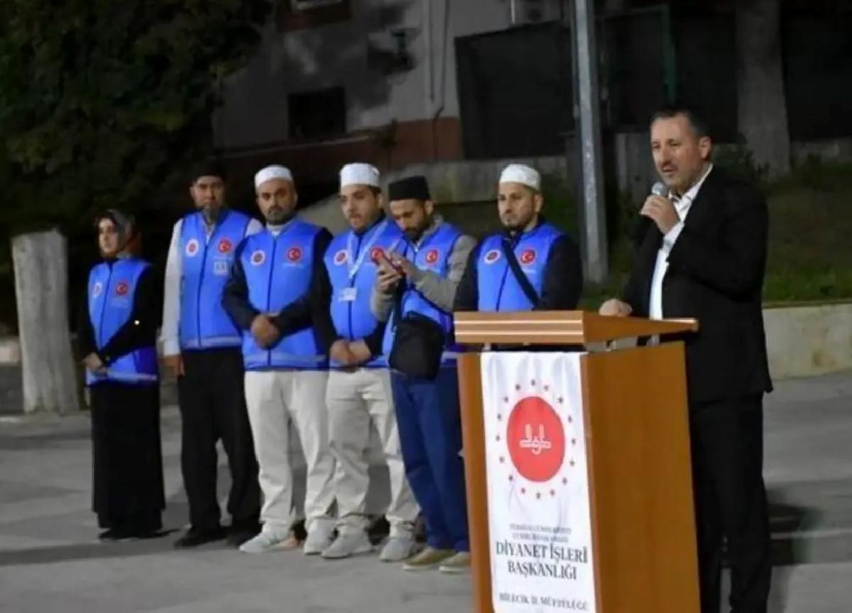 Bilecik’ten Hacı Adayları Kutsal Topraklara Uğurlandı