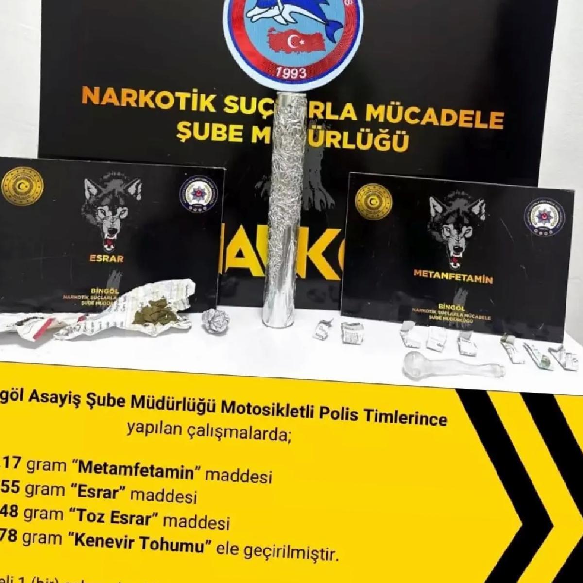 Bingöl’de Uyuşturucu Operasyonu