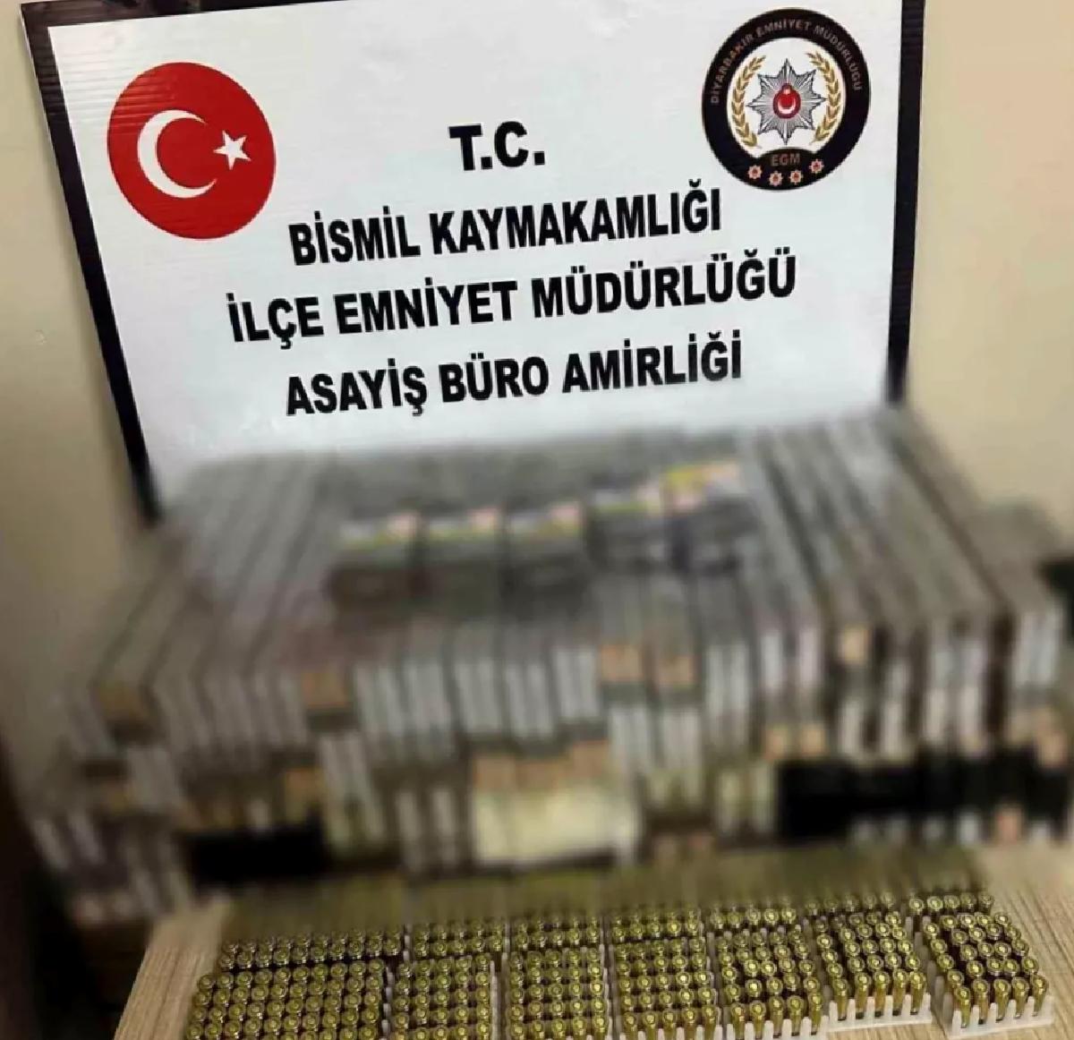 Bismil’de Kaçak Tütün ve Fişek Ele Geçirildi