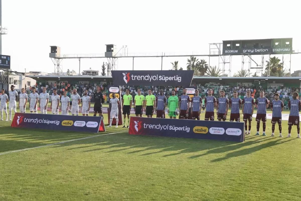 Bodrum FK, Trabzonspor’u Birinci Yarıda Geçti