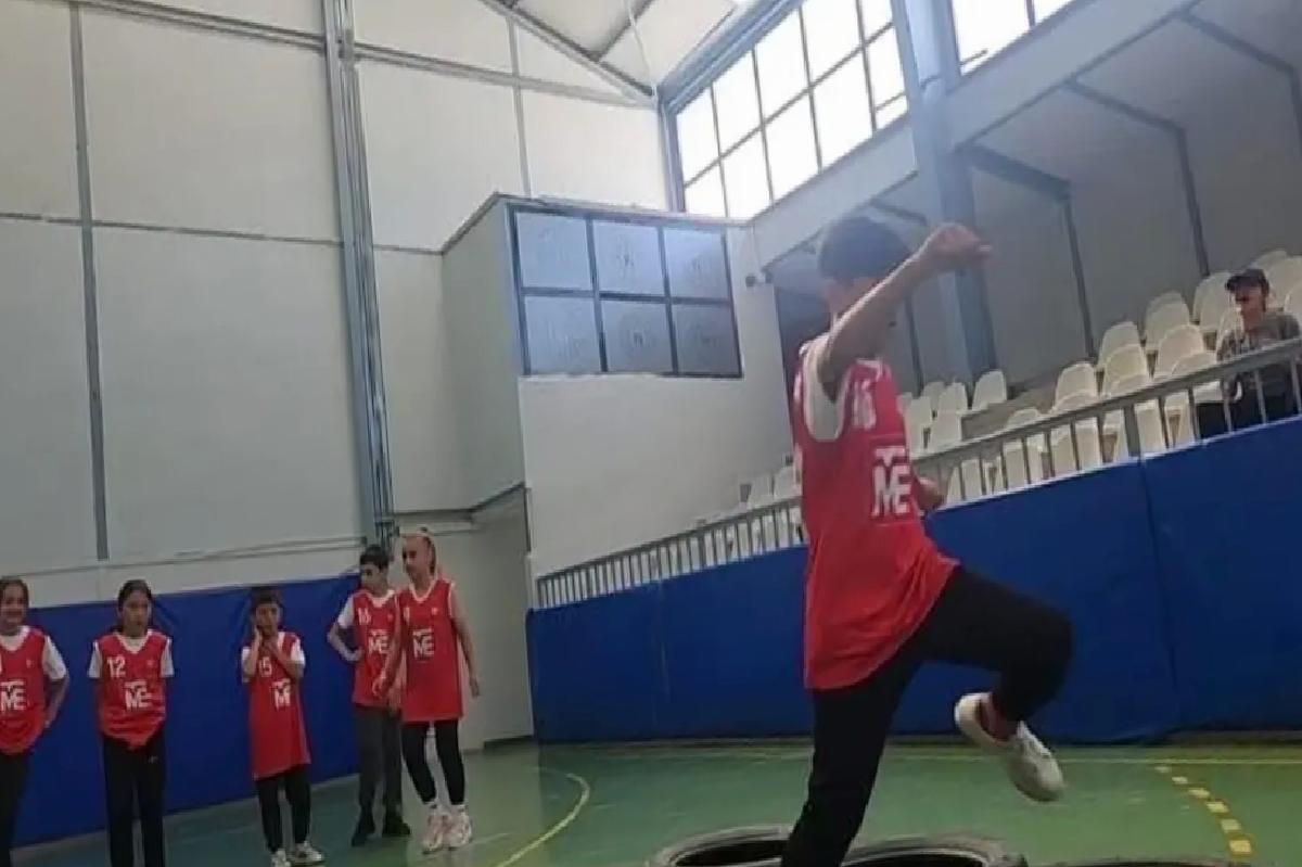 Bozüyük’te Ortaokullar Ortası Parkur Yarışı Yapıldı