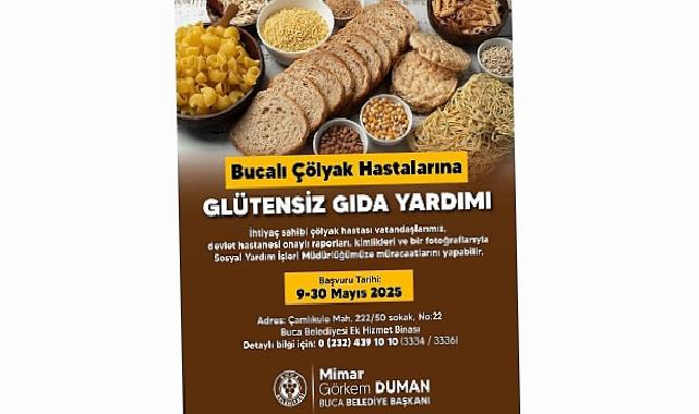 Buca Belediyesi’nden çölyak hastalarına glütensiz besin yardımı